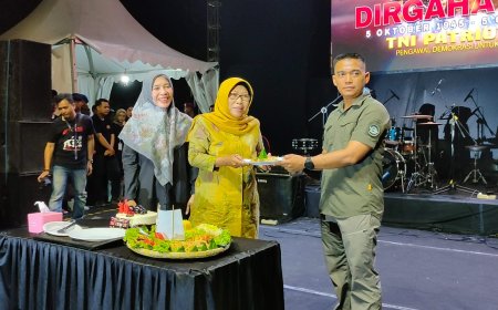 Kodim 0712 Tegal Gelar Pesta Rakyat HUT TNI Ke -78 dan HUT Kodam IV/DIP ke-73 Tahun 2023