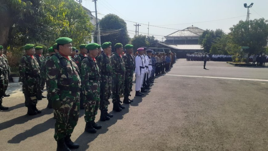Dandim 0712 Tegal Hadiri Upacara Peringatan Hari Kesakitan Pancasila Tahun 2023 di Balai Kota Tegal
