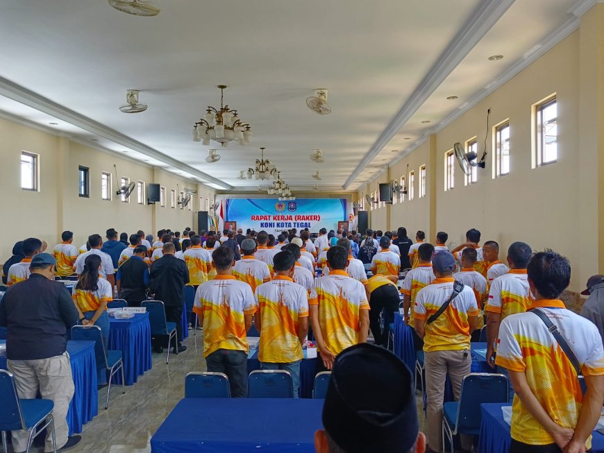 Danramil Tegal Selatan Hadiri Raker KONI Kota Tegal Tahun 2023