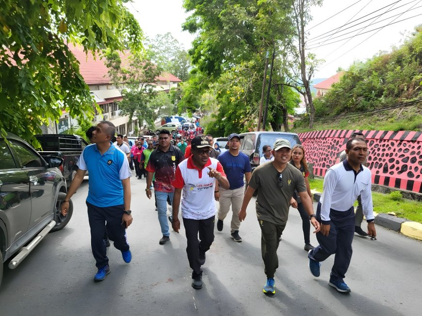Dandim Jayapura Hadiri Pencanangan HUT KORPRI Ke 52 Kota Jayapura