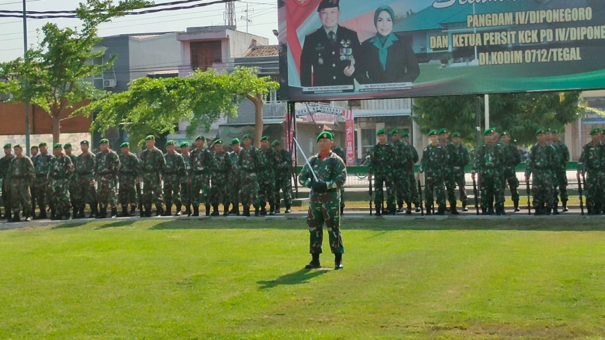 Kodim Tegal Gelar Upacara Peringatan Hari Sumpah Pemuda Ke - 95 Tahun 2023