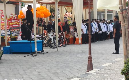 Wakili Dandim, Pabung Kodim 0712 Tegal Hadiri Apel Bersama Peringatan HUT Ke-96 RSUD Kardinah