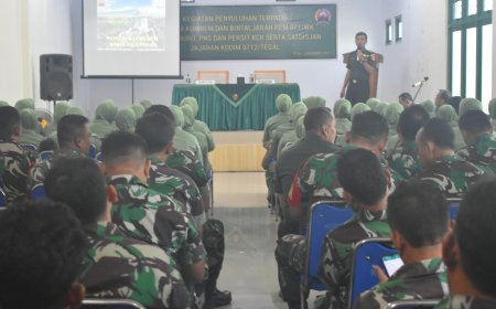 Kodim 0712 Tegal Terima Penyuluhan Terpadu Hukum Dan Bintal Dari Tim Kumrem 071 Wijayakusuma