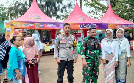 Babinsa Koramil Tegal Barat Lakukan Pengamanan Dan Monitoring Acara Semarak HUT SMA Negeri 2 Kota Tegal