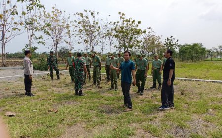Babinsa Koramil Talang Berikan Latihan Peningkatan Kapasitas Satlinmas Desa Getaskerep