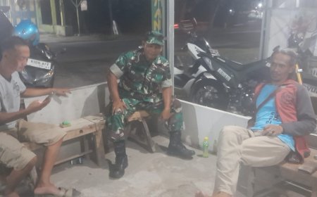 Babinsa Koramil 11 Pangkah Kodim 0712 Tegal Sambangi Warga