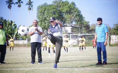 Danrem 172 PWY Buka Kompetisi Liga Topskor U 15 Papua