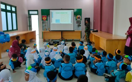 TK Islam Azzurofah Outbound Family Gathering Di Kodim 0712 Tegal