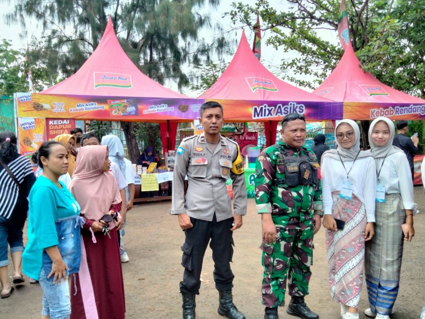 Babinsa Koramil Tegal Barat Lakukan Pengamanan Dan Monitoring Acara Semarak HUT SMA Negeri 2 Kota Tegal