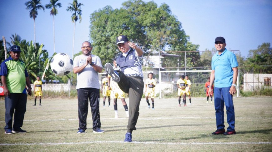 Danrem 172 PWY Buka Kompetisi Liga Topskor U 15 Papua