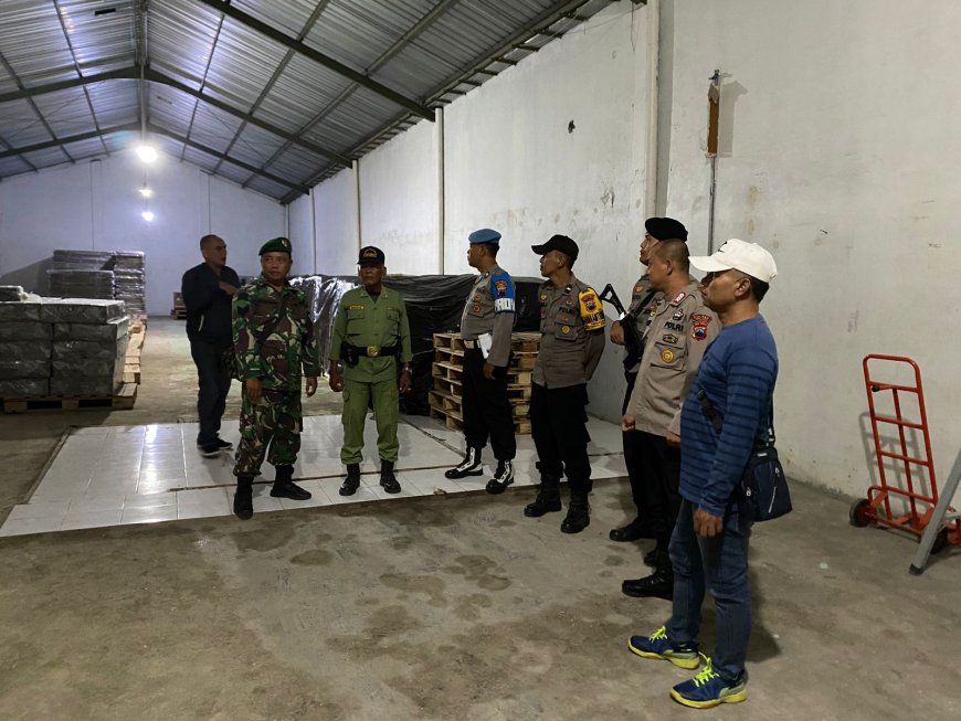 Babinsa Bersama 3 Pilar Patroli Cipta Kondisi Jelang Tahapan Pemilu 2024