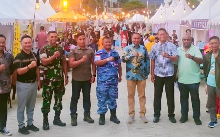 Pembukaan Cycloop Fest Dan Pasar Murah Pabung Jayapura Dampingi Pj Bupati Jayapura