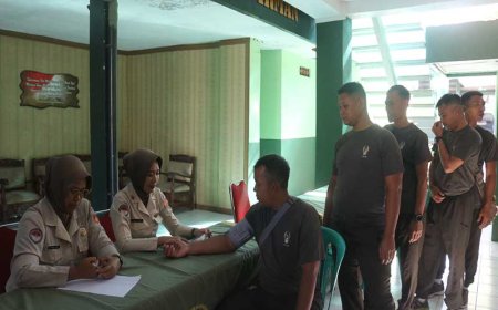 Kemanusiaan dan Kepedulian  Donor Darah Menjadi Sorotan dalam Perayaan HUT TNI AD