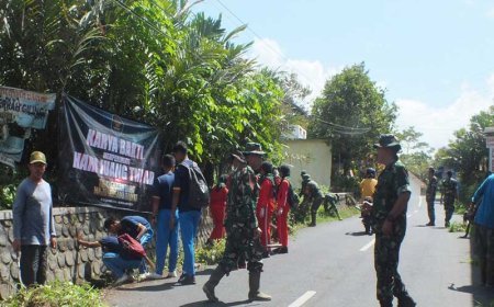 Karya Bakti Kodim 0704 Banjarnegara Memperingati ke 78 Hari Juang TNI AD