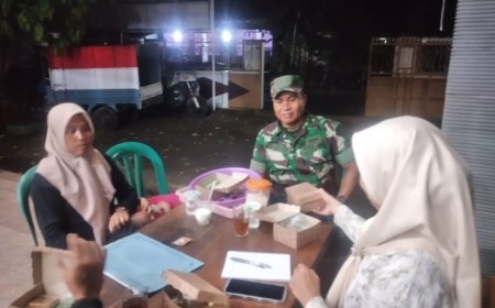 Babinsa Koramil Talang Pantau Pendaftaran Anggota KPPS Desa Kaladawa