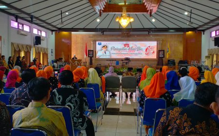 Dandim 0712 Tegal Ikuti Upacara Peringatan Hari Ibu Ke-95 Tingkat Kota Tegal Tahun 2023