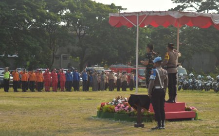 Kodim 0712 Tegal Ikuti Apel Gelar Pasukan Operasi Lilin Candi 2023-2024