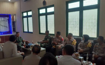 Dandim 0712 Tegal Terima Kunjungan Kerja Kapolres Tegal Kota