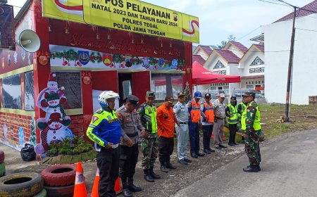 Libur Nataru 2024, Personil Gabungan Siap Siaga Amankan Objek Wisata Guci