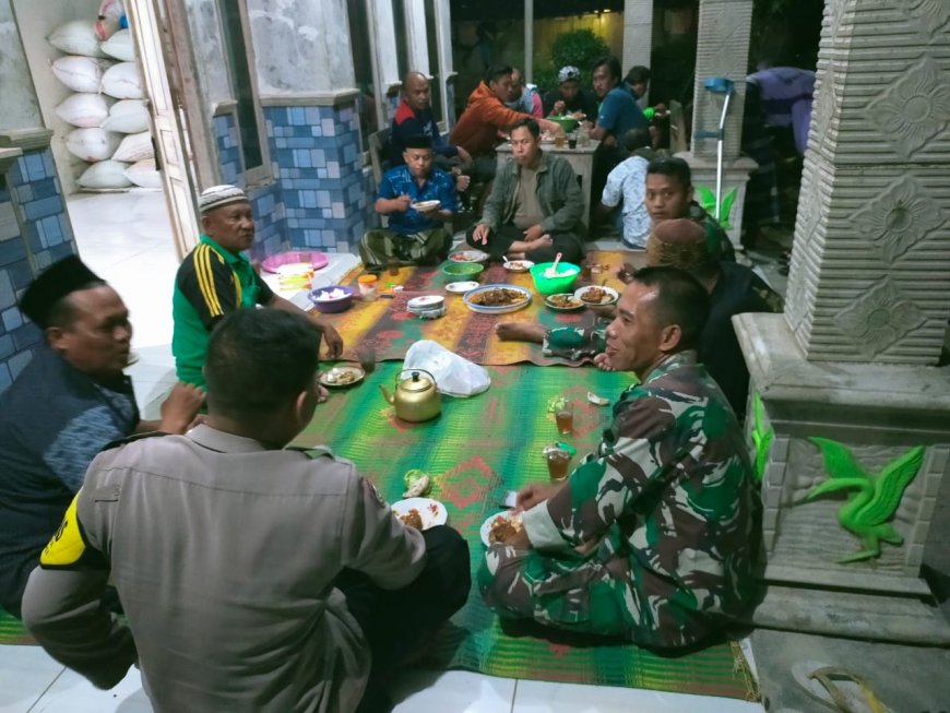 Babinsa Hadiri Acara Tasyakuran Warga di Desa Binaan