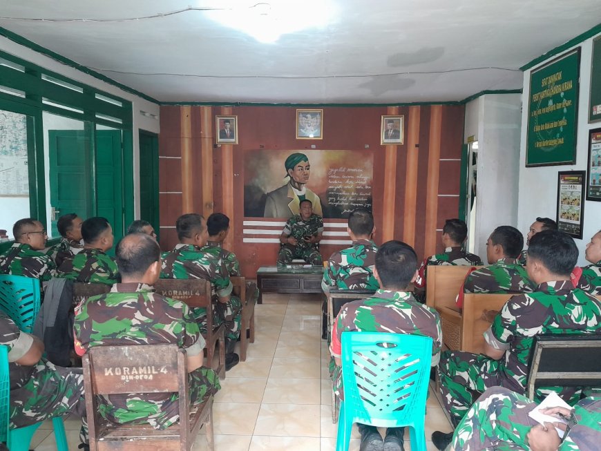 Netralitas TNI Buku Saku Jadi Panduan Danramil Ingatkan Anggota