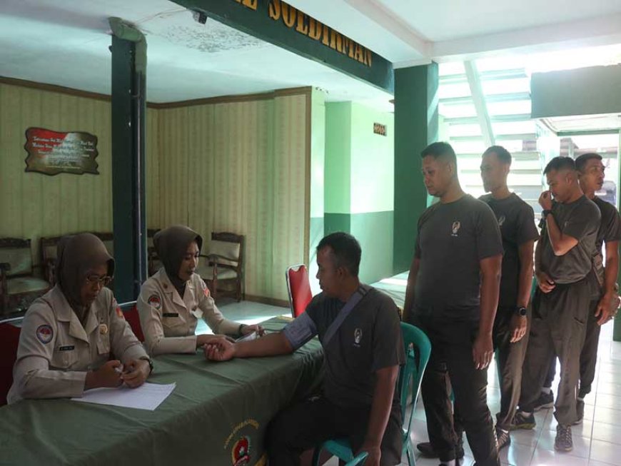 Kemanusiaan dan Kepedulian  Donor Darah Menjadi Sorotan dalam Perayaan HUT TNI AD