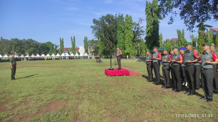 Kodim 0712 Tegal Libatkan Personil Pada Pam VVIP Kunker RI 1 Di Wilayah Pekalongan