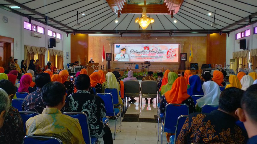 Dandim 0712 Tegal Ikuti Upacara Peringatan Hari Ibu Ke-95 Tingkat Kota Tegal Tahun 2023