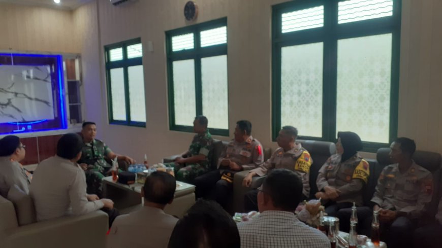 Dandim 0712 Tegal Terima Kunjungan Kerja Kapolres Tegal Kota