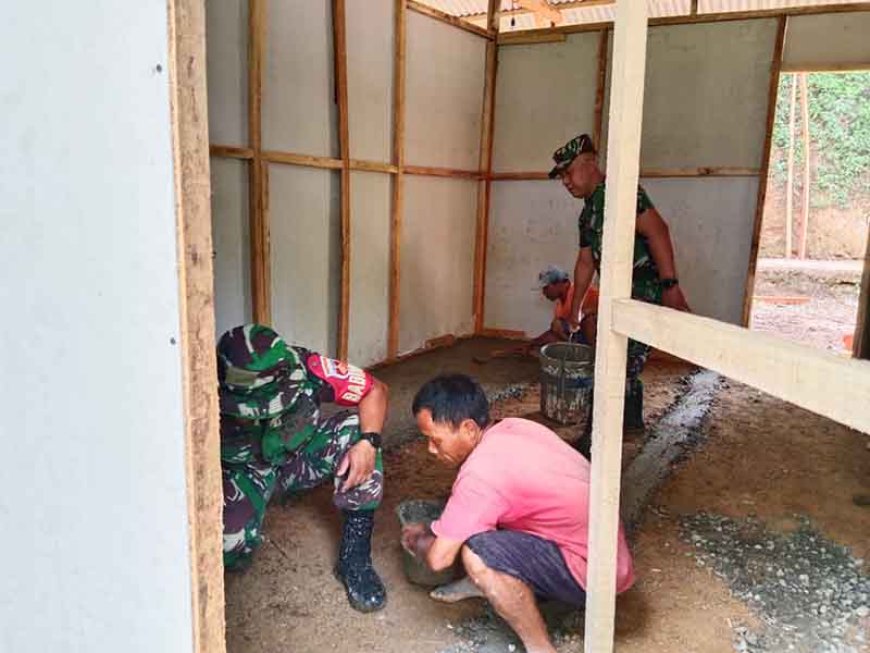 Semangat Gotong-Royong Koramil 11 Punggelan Aksi Membangun