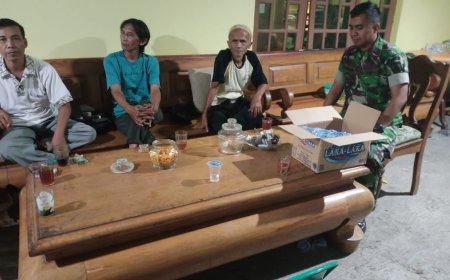 Babinsa Koramil Tarub Anjangsana Bersama Warga Binaan