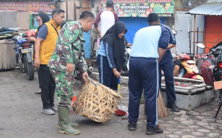 Kodim 0712 Tegal Gelar Karya Bakti Dalam Rangka Pemilu Damai Tahun 2024