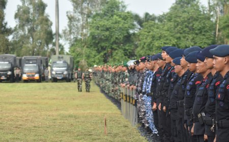 Apel Kesiapsiagaan Pengamanan Pemilu 2024 Tingkat Wilayah Eks Karesidenan Pekalongan