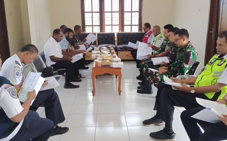 Sinergi dan Kebersamaan: Coffee Morning Bandara Senggeh, TNI-Polri dan Masyarakat