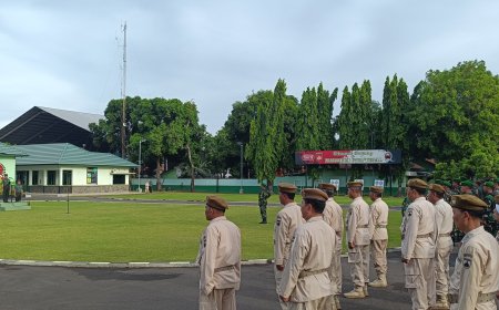 Pupuk Jiwa Nasionalisme Prajurit Dengan Upacara Bendera