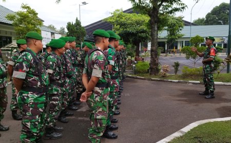 Kodim 0712 Tegal Korem 071 Wijayakusuma Siagakan Personil Menghadapi Pemilu 2024