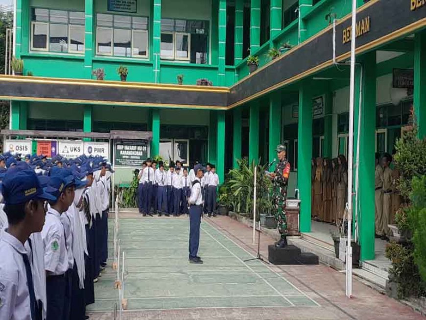 Guru Sebagai Pahlawan Tanpa Tanda Jasa Pesan Babinsa untuk Siswa