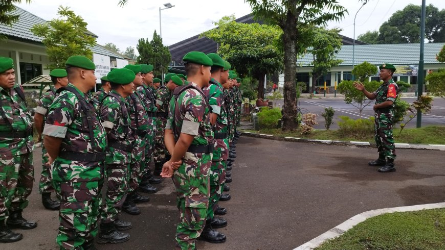Kodim 0712 Tegal Korem 071 Wijayakusuma Siagakan Personil Menghadapi Pemilu 2024