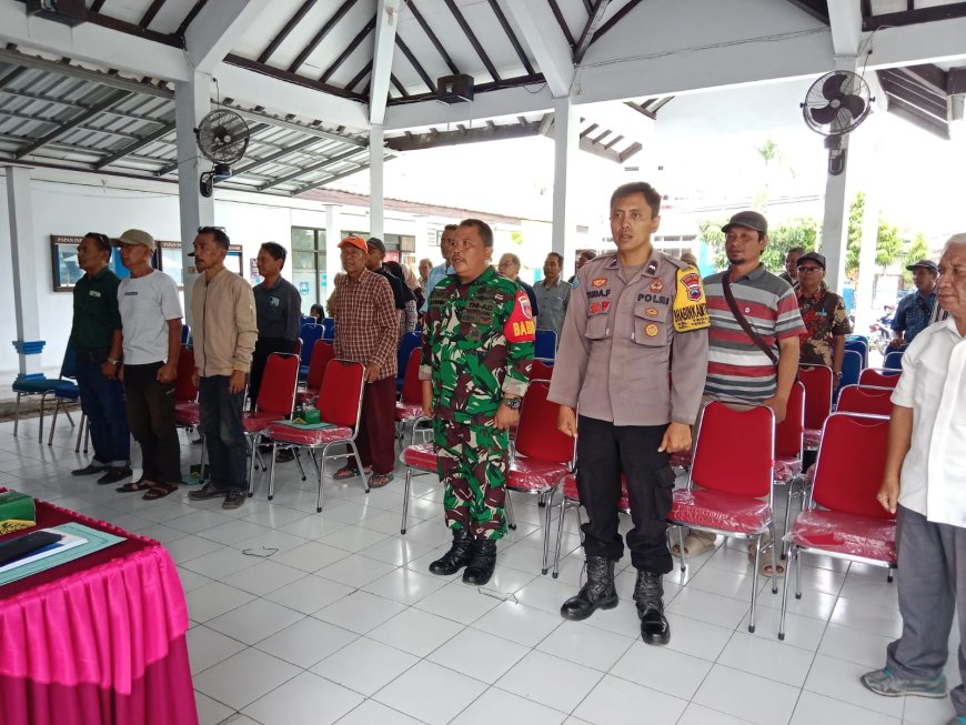 Babinsa Tegalsari Hadiri Rapat Musrenbang Tahun 2024