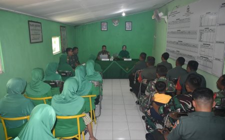 Kunjungan Ke Koramil Jajaran, Dandim 0712 Tegal Berikan Bantuan Kepada Warga