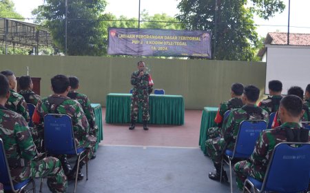 Kodim 0712 Tegal Gelar Latihan Perorangan Dasar Teritorial TA 2024