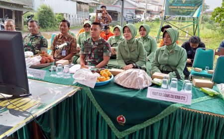 Dandim Tegal Bersama Forkopimcam Bumijawa Ikuti Vicon Gerakan TNI AD Manunggal Air