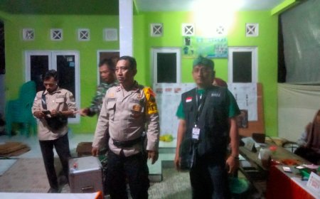 Guna Kelancaran Pemilu, Babinsa Suradadi Cek Kesiapan TPS
