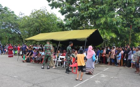 Pastikan Aman dan Tepat Sasaran, Kodim Jayapura Salurkan Bansos PKH Tahap I