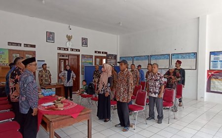 Babinsa Koramil Kedungbanteng Hadiri Rapat Pembentukan Panitia Penjaringan Perangkat Desa Di Wilayah Binaan