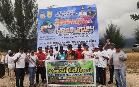Hari Peduli Sampah Nasional, Kasdim Jayapura Ajak Semua Pihak Jadikan Kebersihan Sebagai Gaya Hidup