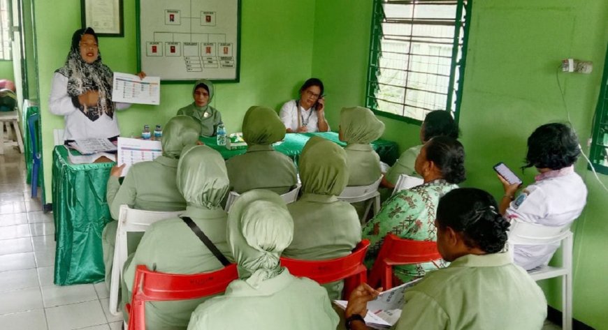 Kader Posyandu Kodim Jayapura Terima Pelatihan Petugas Kesehatan Puskesmas