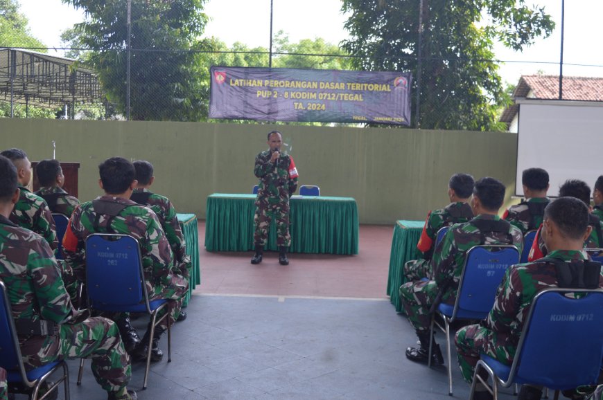 Kodim 0712 Tegal Gelar Latihan Perorangan Dasar Teritorial TA 2024