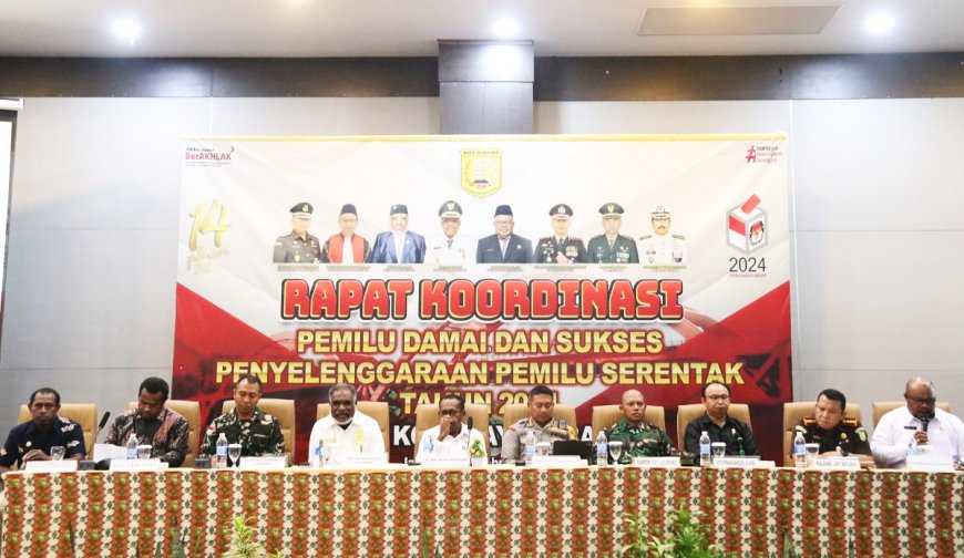 Rakor Pemilu Damai Kota Jayapura, Dandim Jayapura: Kami Siap Amankan Jalannya Pilpres