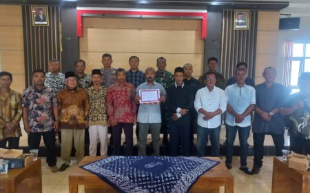 Danramil 04 Karangkobar Hadiri Deklarasi Damai Pilkades Serentak 2024